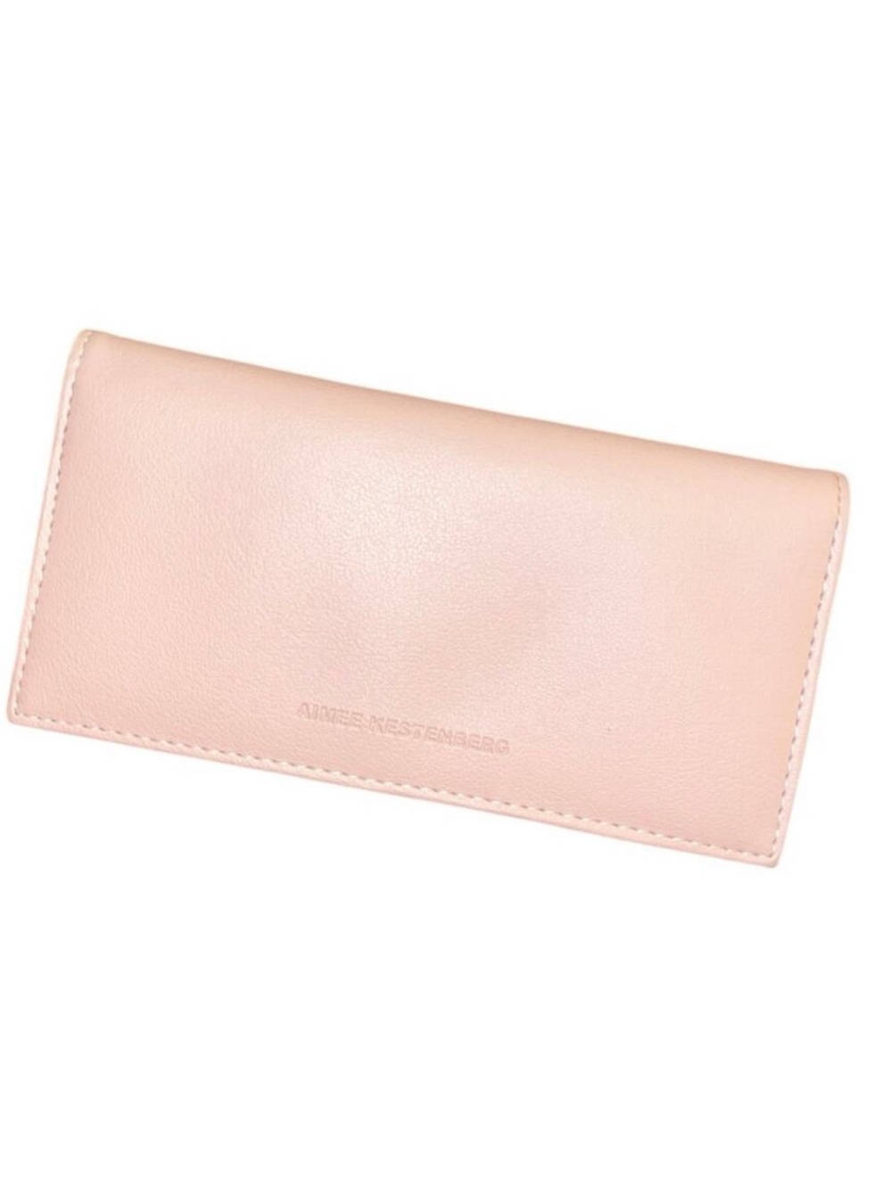 Aimee Kestenberg Pale Blush Leather Continental Wallet